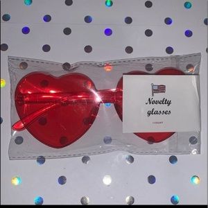 Harry Styles Red Heart Sunglasses